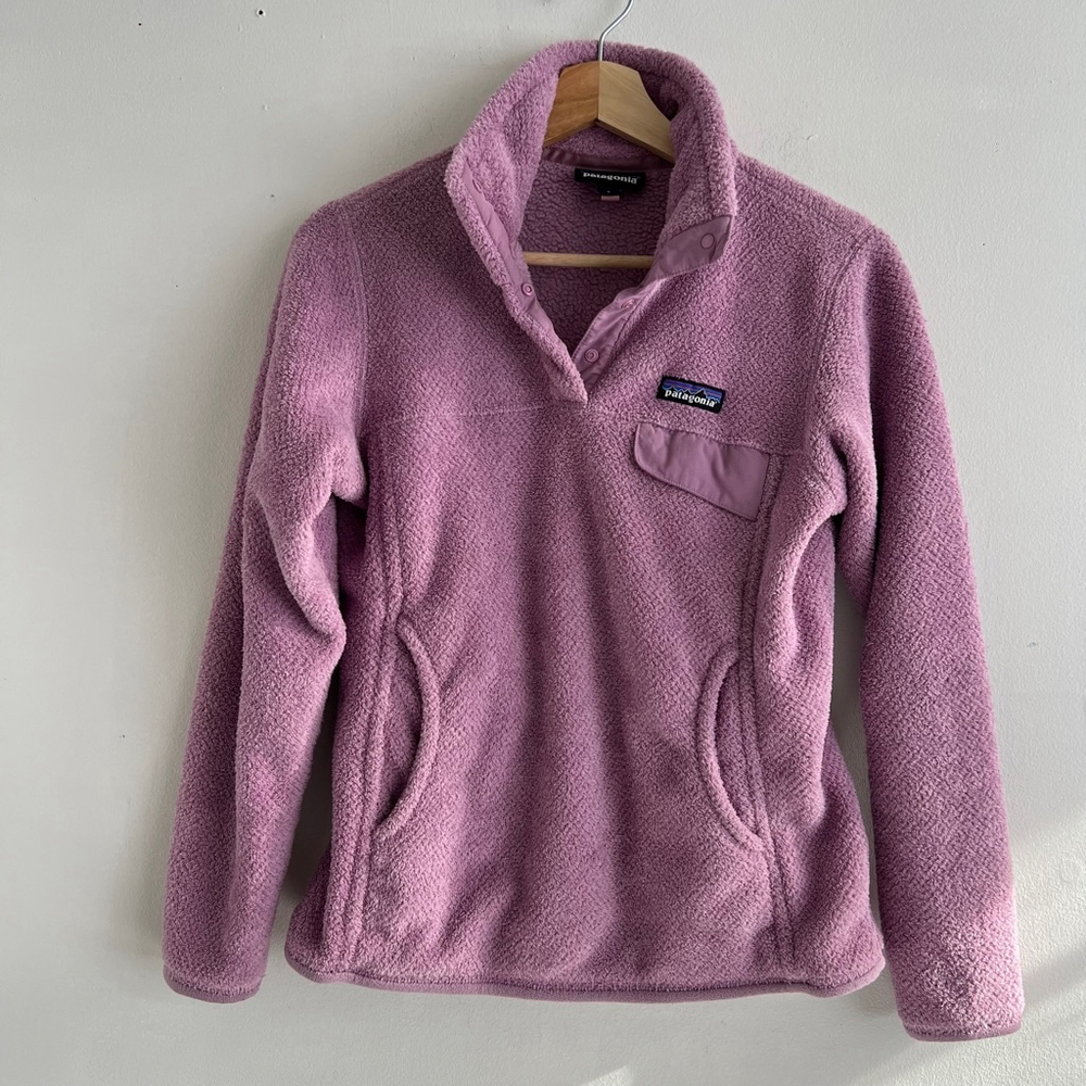 Patagonia Fleece Pullover S Purple